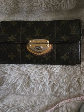 LOUIS VUITTON SARAH ETOILE LONG MONOGRAM WALLET VINTAGE